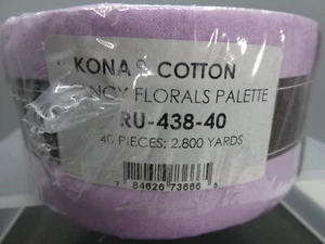 Robert Kaufman Roll Up/Jelly Roll - FANCY FLORALS PALETTE RU-438-40 NEW (b2) - Picture 1 of 3