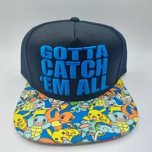 Pokemon Gotta Catch 'Em All Retro Cosplay Anime Snapback Sombrero - Imagen 1 de 8