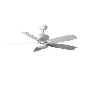 132cm 52" indoor LED ceiling fan light with remote control Fantasia PRIMA White - Picture 1 of 2