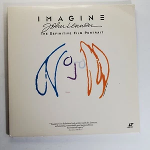 Imagine John Lennon The Definitive Film Portrait Laserdisc 1989 Very Good - Picture 1 of 3