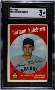 🔥⬛️Harmon Killebrew🔥🟥1959 Topps #515 - SGC 3 VG Vintage HOF - Picture 1 of 2