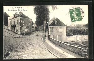 CPA Orsay, Boulevard de la Gare - Picture 1 of 2