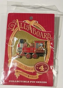 Disney All Aboard Mickey Mouse Ernest S Marsh Disneyland Railroad Pin New - Picture 1 of 6