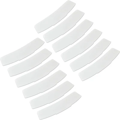 Hercicy Tab Collar for Clergy Shirt White Priest Collar Tab Insert Shirt, 5.51 X - Immagine 1 di 4