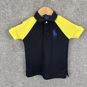 Polo Ralph Lauren Performance Snap Button Polo Boys Size 4T Big Pony NEW - Picture 1 of 7
