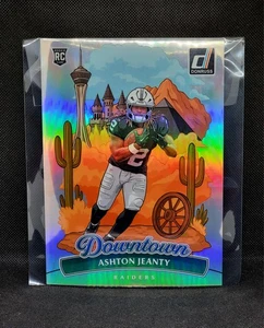 2025 Panini Donruss Ashton Jeanty JUMBO Downtown! LAS VEGAS RAIDERS RC - Bild 1 von 2