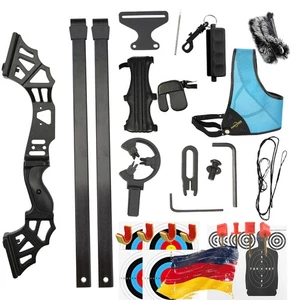 53" Takedown Recurve Bogen Straight Bogen 40/50lbs Bogenschießen Erwachsene Jagd - Bild 1 von 13