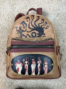Mini Mochila Loungefly Disney Hercules Musas Hydra Marrón - Imagen 1 de 10