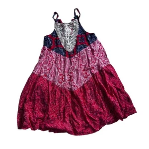 Art Class Girls Americana Lace Handkerchief Dress - Size Small - Picture 1 of 6