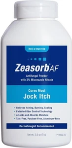 Zeasorb AF Antifungal Treatment Miconazole Nitrate 2% Jock Itch 2.5oz Pack of 6 - Picture 1 of 4