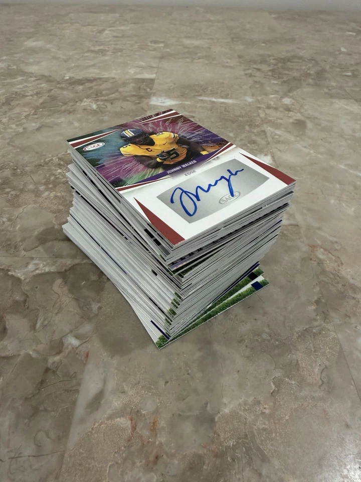 Lote de cartões de futebol SAGE • Autos Parallels Next Level Rookie Cards pacote com 90 cartões - Imagem 1 de 4