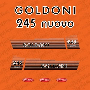 Ersatz Aufkleber Set passt Goldoni 245 Nuovo Traktor - Aftermarket Sticker Kit - Bild 1 von 3