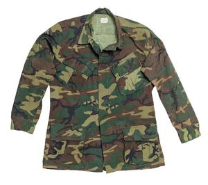 Vintage 1968-dated US Army ERDL Jungle Camouflage Fatigue Jacket - Highland Tone - Picture 1 of 8