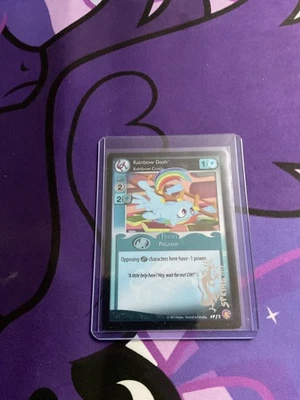 Rainbow Dash, Rainbow Crash - PROMO FOIL #2 STAMPED - MLP CCG - Absolute Discord - Image 1 of 3