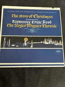 Vintage 1960s The Story Of Christmas Tennessee Ernie Ford Vinyl LP Record Album - Picture 1 of 5