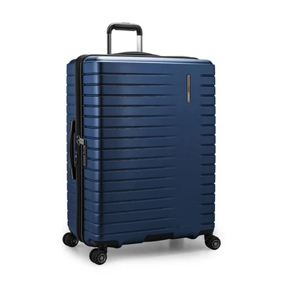Archer Polycarbonate Hardside Spinner Luggage Set,Tie Down Straps, Blue, Chec... - Image 1 of 4