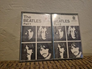 The Beatles White Album Part 1 & 2 Cassette Tested VG Helter Skelter Blackbird  - Picture 1 of 2