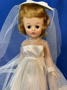 Vogue Jill Doll Bride All Original w Shoes Tagged Gown Vintage 10" - Picture 1 of 10