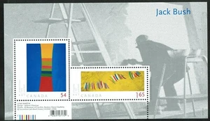 Canada sc#2322 Art Canada : Jack Bush Souvenir-Sheet, Mint-NH - Picture 1 of 6