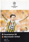 Fenerbahce v Manchester United Official and Pirate Programme 16/10/1996