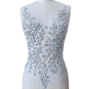 Sale Women Clothing Dancing Dress Costume Rhinestone Girl Gown Show Applique 1PC - Picture 1 of 3