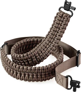 Rifle Sling with Swivels 2 Point Paracord Shotgun Sling with Quick Adjustable Le - Picture 1 of 12