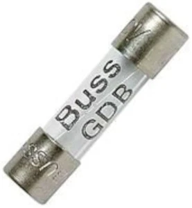 5pk Bussmann 1.6 Amp GDB Series 5x20mm Glass Fuses, GDB-1.6A - Picture 1 of 1