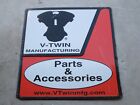 Harley-Davidson Small V-Twin Manufacturing Parts & Accessories Metal Sign