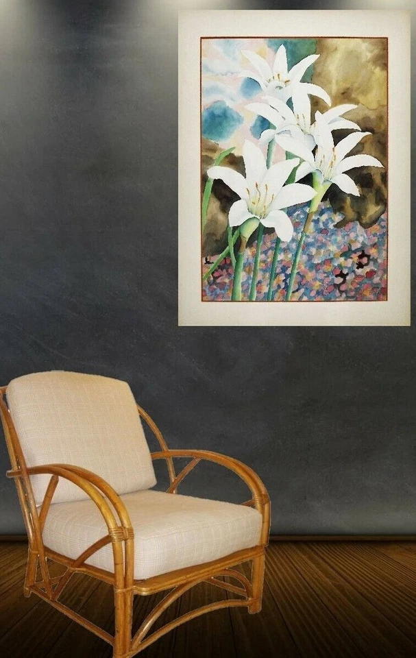 抽象植物原创艺术上市艺术家签名舒勒日期 84 — 第 1/4 张图片