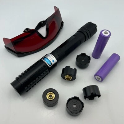 SHADOWLASERS BX6 450nm Adjustable Focus High Power Visible Blue Laser Pointer Laser Beam US