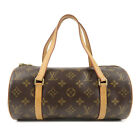Auth Louis Vuitton Monogram Papillon 26 Hand Bag Brown New Style M51386 Used F/s