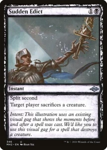 MTG Sudden Edict Modern Horizons 2 346 Showcase Uncommon NM Black Removal EDH - Bild 1 von 6