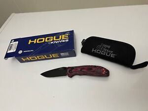 Hogue Doug Ritter RSK  MK1-G2 Red Knife, 20CV Black Blade, Sprint Run