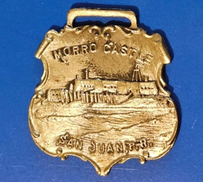 Medalla MORRO CASTLE San Juan PUERTO RICO Military Medal Token Ficha PHALERISTIC - Image 1 of 4