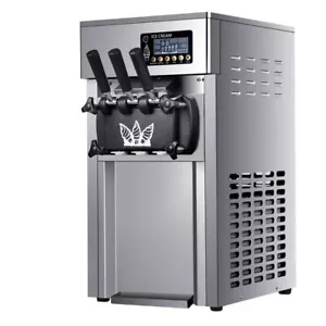 Electric Ice Cream Makers Desktop Commercial Soft Serve Ice Cream Machine 220V - Picture 1 of 15