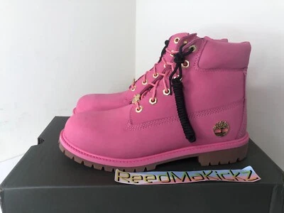 Botas Timberland 6 pulgadas Premium Rosa Nubuck Niños 6.5Y Jóvenes Junior TB0A42WR D56 Foto 1 de 4