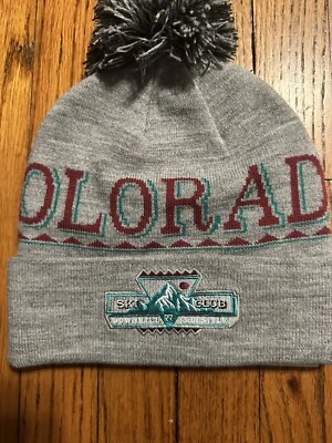 Новый с Ярлыками American Eagle Outfitters Колорадо лыж клуб зимняя шляпа Beanie - Изображение 1 из 2