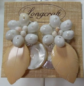 Orecchini Longcraft Foglia di Conchiglia Traforata - Foto 1 di 2