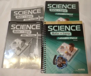 Abeka Science Matter and Energy Laboratory Manual  & Quiz/Test Key  STEM Set - Bild 1 von 16