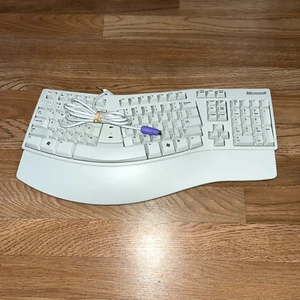 Microsoft KU-0045 Natural Keyboard Elite Wired PS/2 Ergonomic Keyboard - Afbeelding 1 van 8