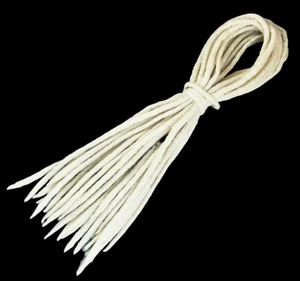 Handmade Blonde Dreadlocks - Double Ended Merino Wool Hair Extension Dreads 😊 - Picture 1 of 5