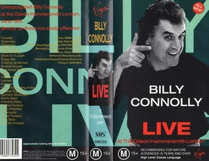 BILLY CONNOLLY LIVE - Odeon London -VHS-PAL-N&S-Never played-Original Oz release - Picture 1 of 1