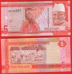 Gambia 5 dalasis 2015 P-31 UNC - Picture 1 of 1
