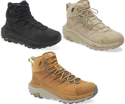 Hoka Kaha 2 GTX GoreTex WATERPROOF Black / Oxford Tan / Tan Brown Hiking Boot - Image 1 of 4
