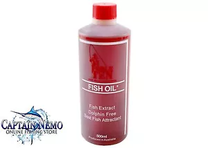 500ML FISH OIL FISH EXTRACT FISH ATTRACTANT BAIT BERLEY FORCE TEN TACKLE M8631 - Picture 1 of 3