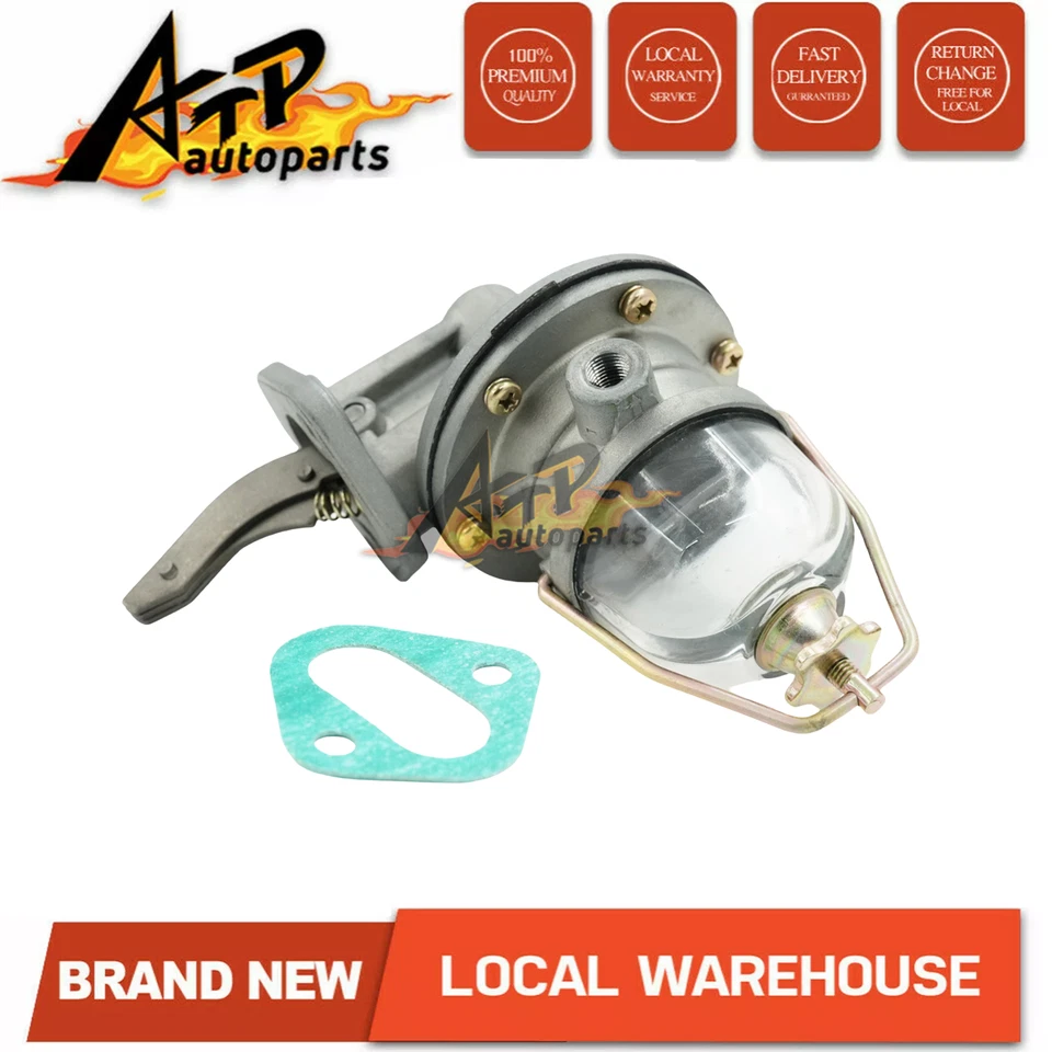 Glass Bowl Fuel Pump FOR Ford Falcon 200 250 6 Cylinder  1966-1977 G586 - image 1 of 4