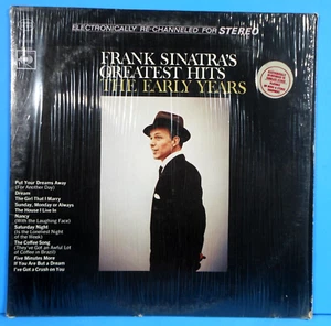 FRANK SINATRA GREATEST HITS THE EARLY YEARS 1966 SHRINK NICE CONITION! VG/VG+!!A - Picture 1 of 5