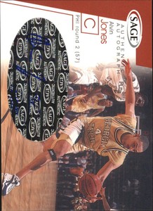 2001 SAGE Autographs Red #A24 Alvin Jones/599