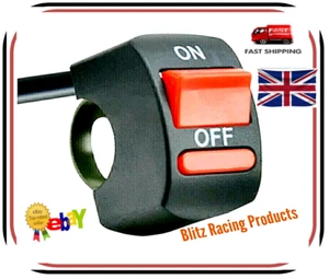 Motorcycle Handlebar On/Off Switch Rain Light Road Race / Track Bikes UK SELLER - Picture 1 of 11