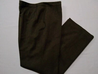Evan Picone  Suit Pants  Womens Sz-18  Straight Leg  Lined  Loden Green  NWT - Image 1 of 4